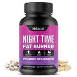 Didacat Nighttime Fat Burner - Helps Promote Metabolic Cleansing,Detoxification, Muscle Mass, Healthy Digestion