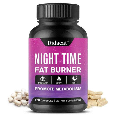Didacat Nighttime Fat Burner - Helps Promote Metabolic Cleansing,Detoxification, Muscle Mass, Healthy Digestion