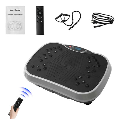 Portable Fat-Burning Vibration Plate Platform – Whole Body Workout Shaping Machine for Home Fitness