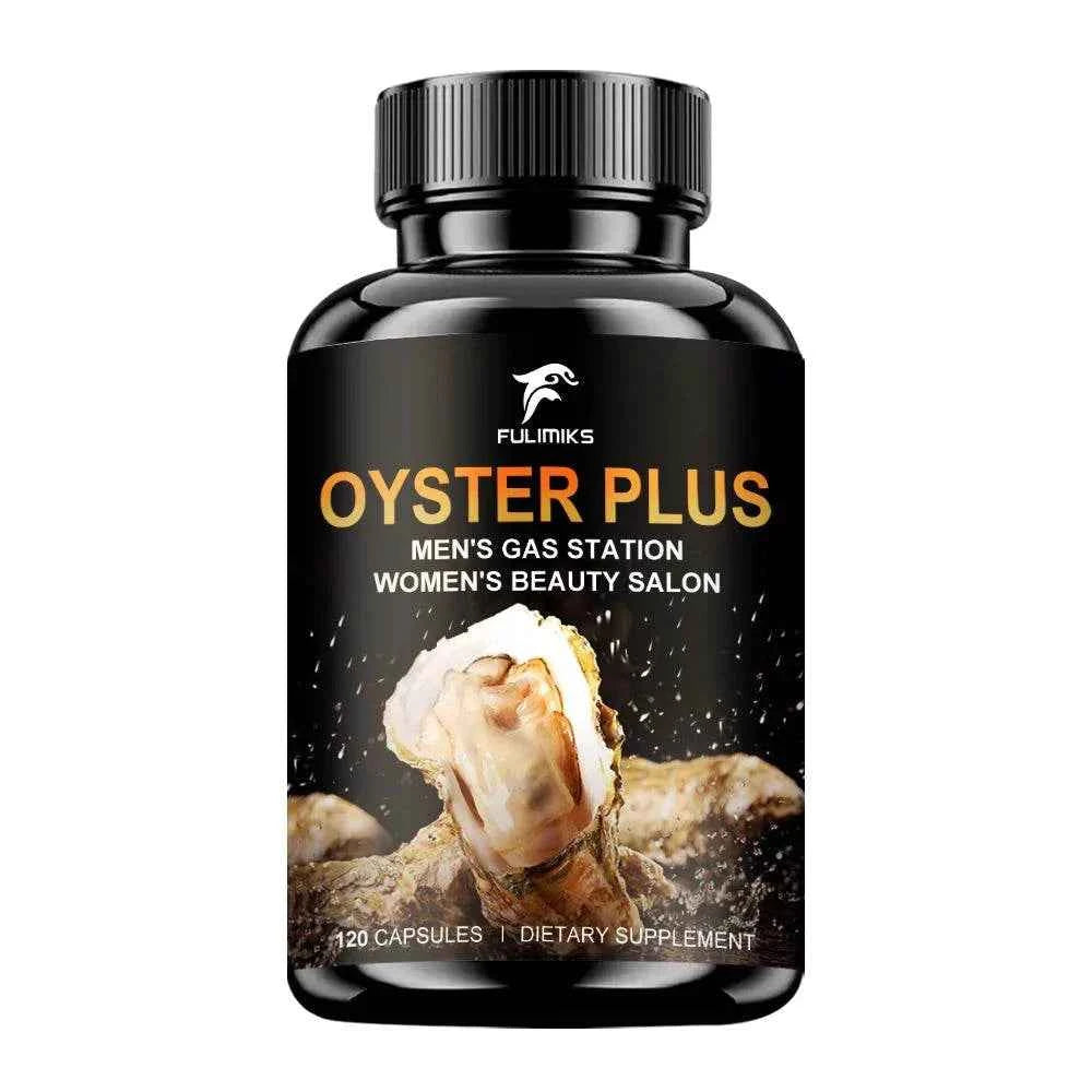 Oyster Plus Supplement, Energy and Vitality Daily Supplement, Powerful Oyster Extract, Provides Drive &amp; Wellness for Men &amp; Women