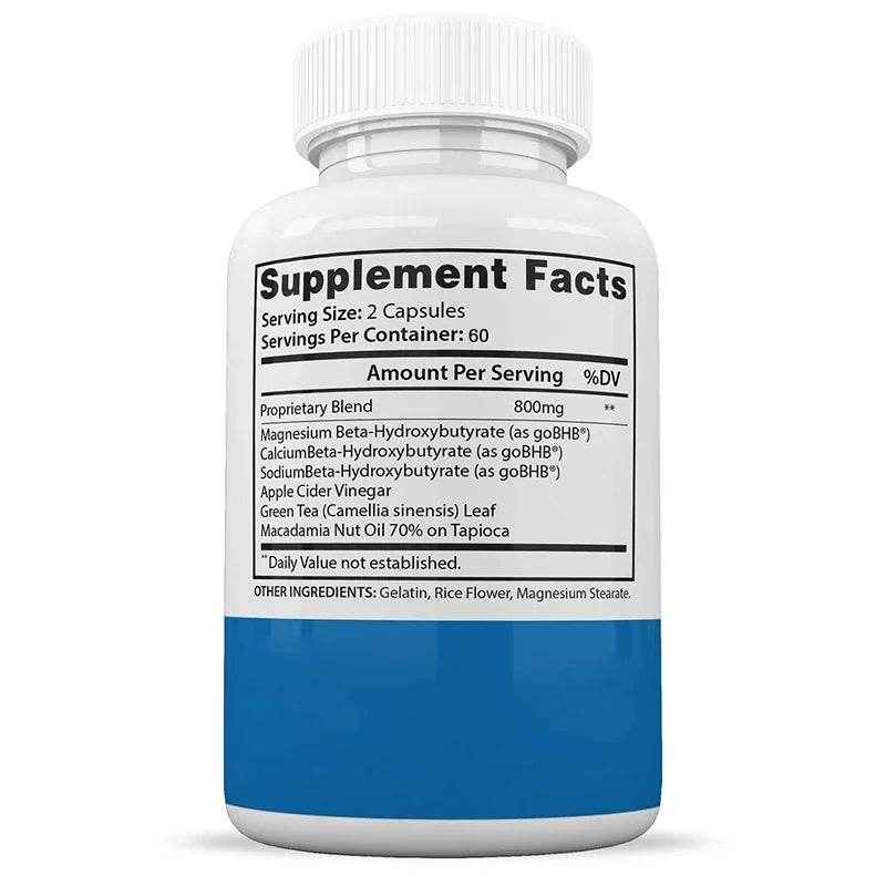 Keto Capsules - with Apple Cider Vinegar Advanced Ketogenic Supplement for Men &amp; Women Fat Burning, Appetite Suppression