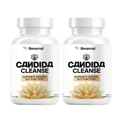 Candida Cleanse - Gut &amp; Colon Support (60 Capsules) - for Men &amp; Women - Natural Herbs for Intestinal Detox - Anti Yeast Overgrow