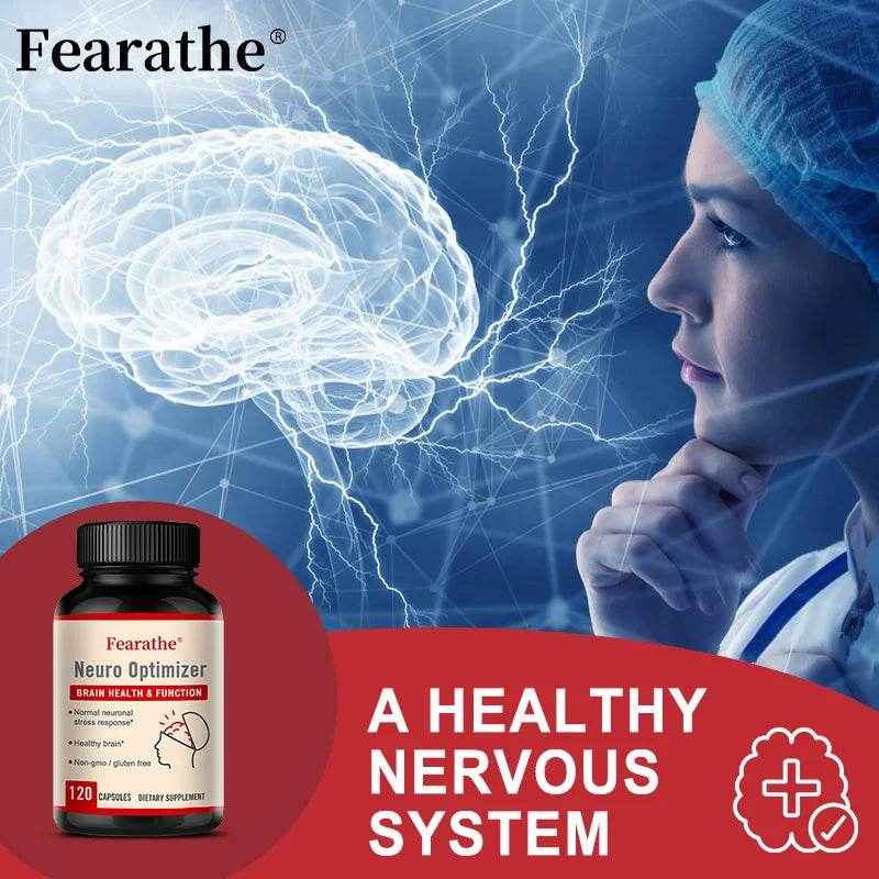 Neuro Optimizer - Supports Neurons &amp; Normal Stress Response, Promotes Brain Health &amp; Function, Antioxidant Support