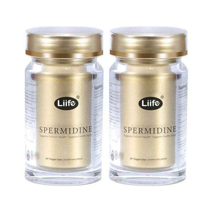 Liife Spermidine+NAD-60 capsules to support young cells,energy and antioxidants,regulate cholesterol and improve memory,From USA