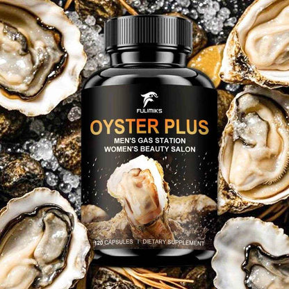 Oyster Plus Supplement, Energy and Vitality Daily Supplement, Powerful Oyster Extract, Provides Drive &amp; Wellness for Men &amp; Women