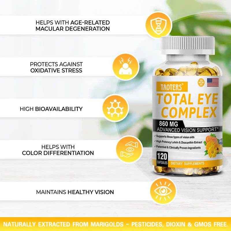 Lutein Eye Care Capsules-helps vision health, myopia, improves eye edema, supports fatigue, and helps sleep health