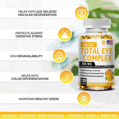 Lutein Eye Care Capsules-helps vision health, myopia, improves eye edema, supports fatigue, and helps sleep health