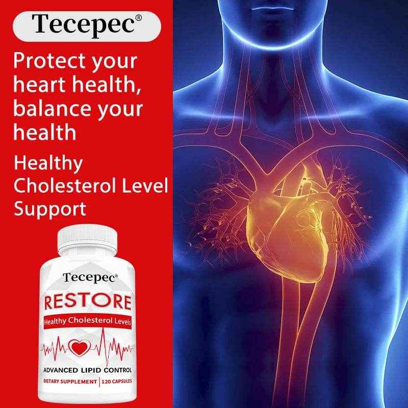 Restore - Supplement To Support Healthy Cholesterol, Lipid Management, Kidney, Cardiovascular and Brain Health