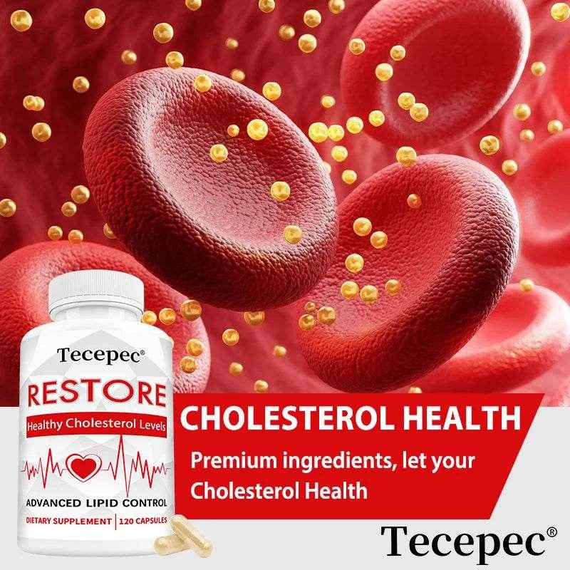 Restore - Supplement To Support Healthy Cholesterol, Lipid Management, Kidney, Cardiovascular and Brain Health