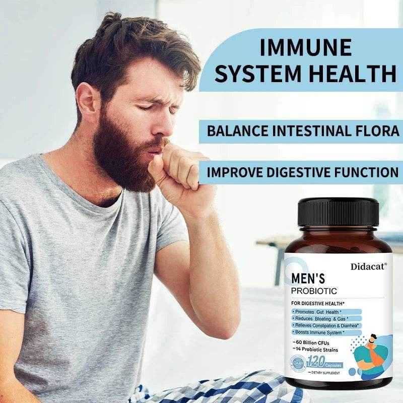 Probiotics, Supports Gut Health, Supports Relief of Constipation and Diarrhea, Supports Immune System, 120 Capsules, Women/Men