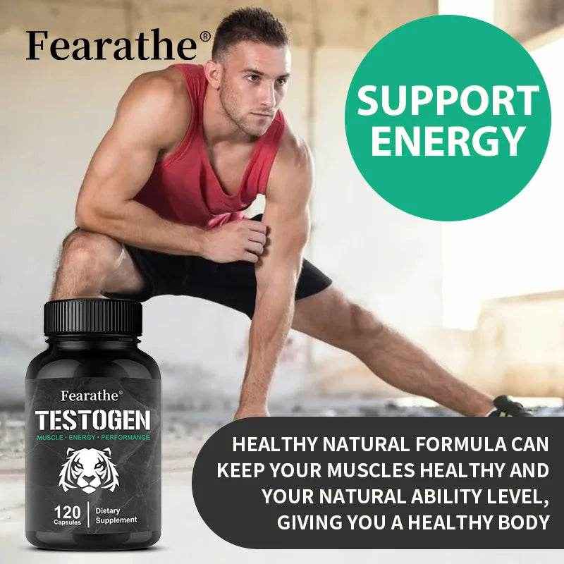 Black Pepper Extract Supplement - Helps Improve Male Performance, Muscle Mass, Energy and Endurance, and Overall Health