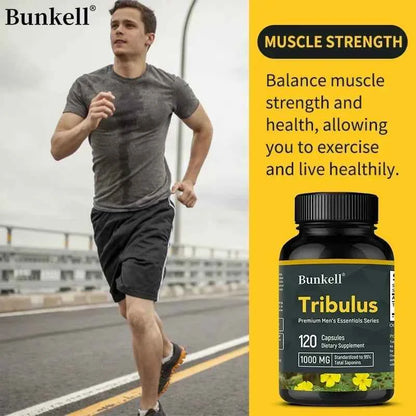 Tribulus Extract 1000 Mg Supplement To Support Muscle Health and Body Energy, Balance Body Strength and Endurance