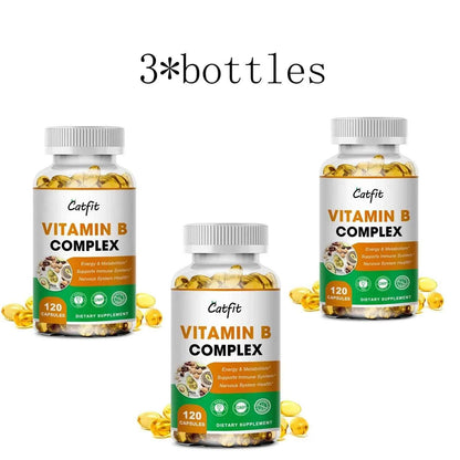 Vitamin B Complex Supplement, Supports Energy, Immune Health, Antioxidant Supplement