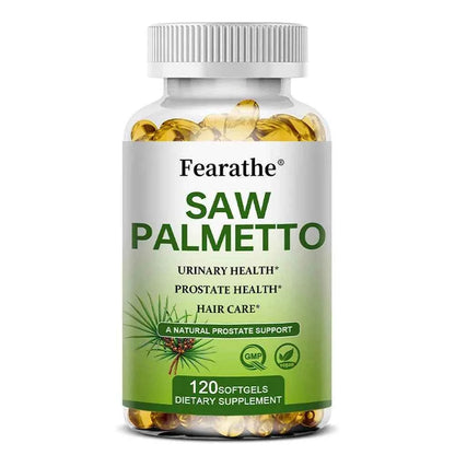 Saw Palmetto 500 mg Prostate Supplements Urinary and Prostate Health, Hair Care and Hair Loss Capsules