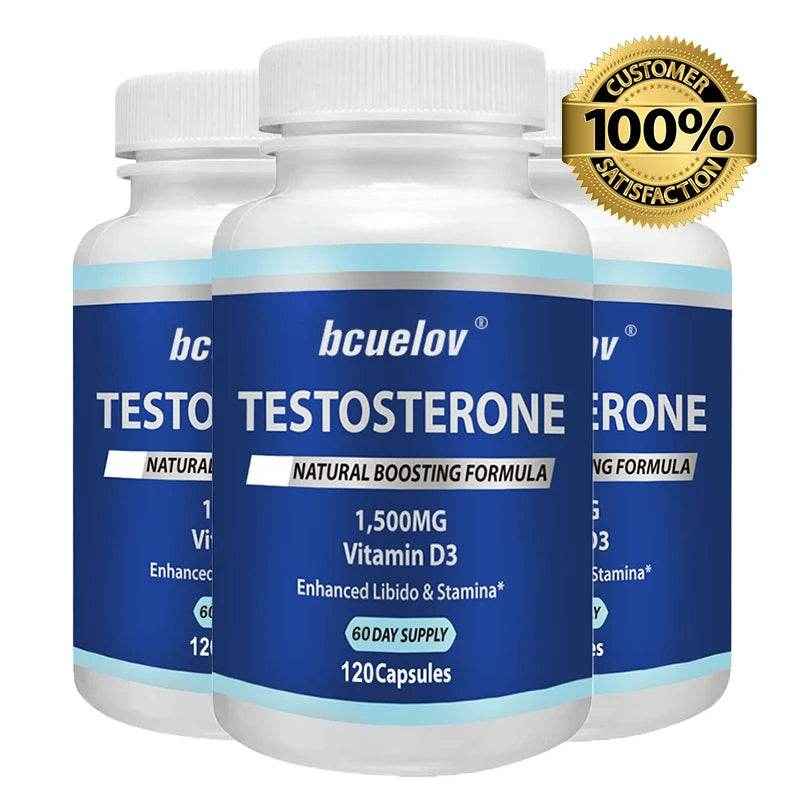 Vitamin D - Natural Endurance Supplement for Men, Muscle, Motivation and Strength, Anti-Fatigue