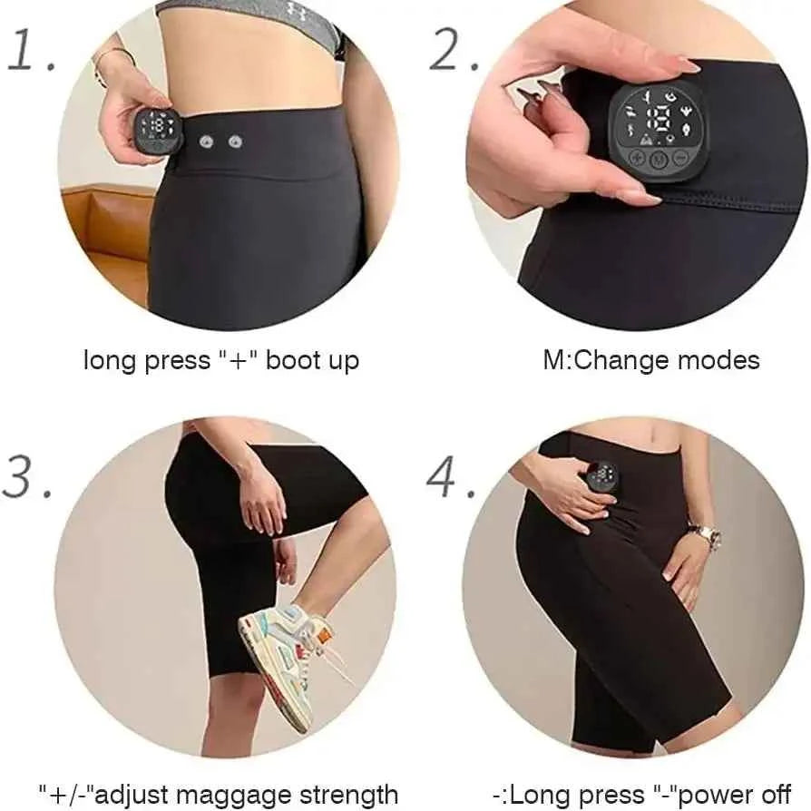 FitSculpt EMS™ High-Waist Yoga Shorts – Muscle Stimulator Butt Lifter with 8 Modes &amp; 19 Intensity Levels