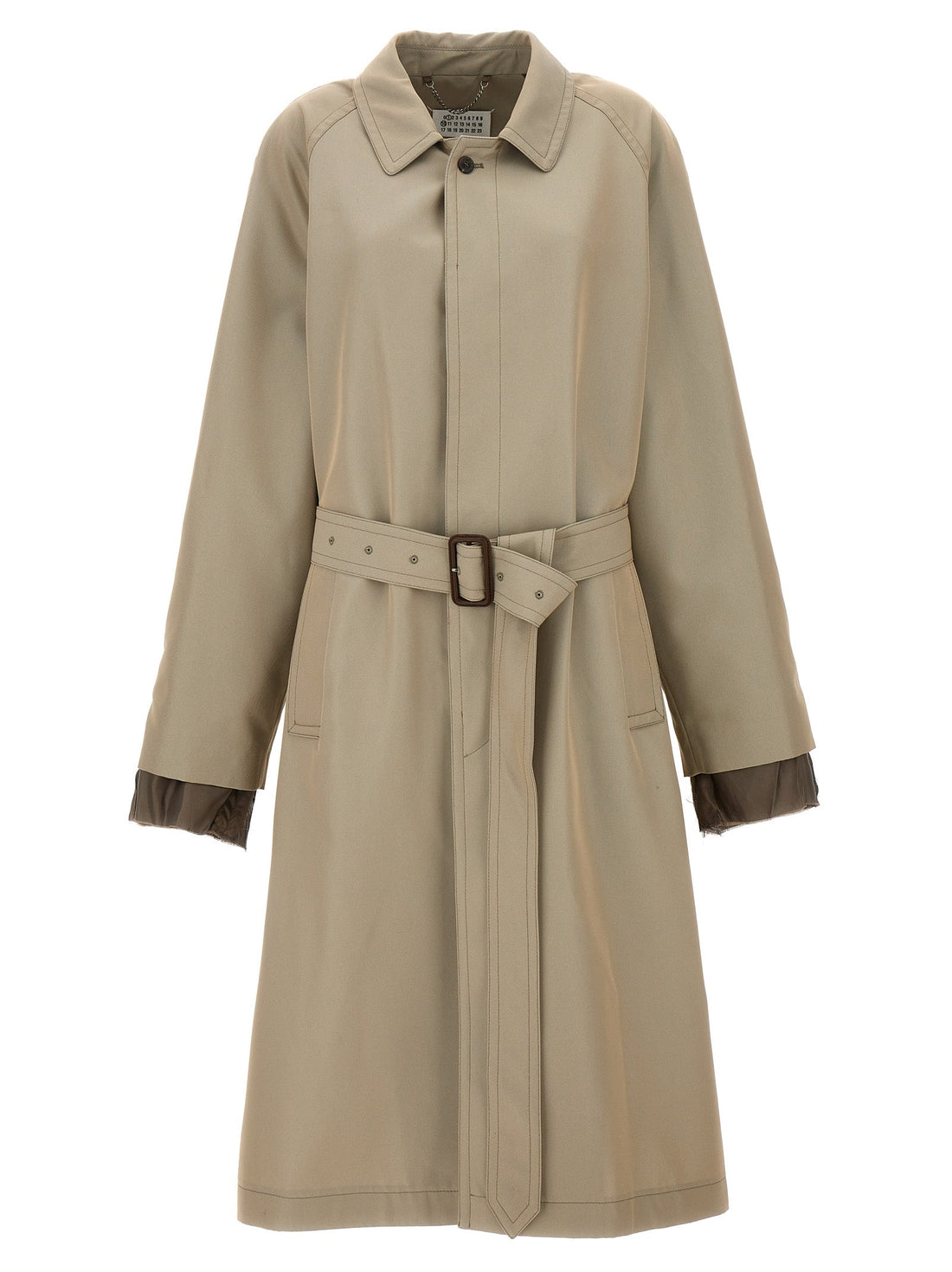 Maison Margiela Men Long Single-Breasted Trench Coat by Luosophy