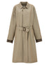 Maison Margiela Men Long Single-Breasted Trench Coat by Luosophy