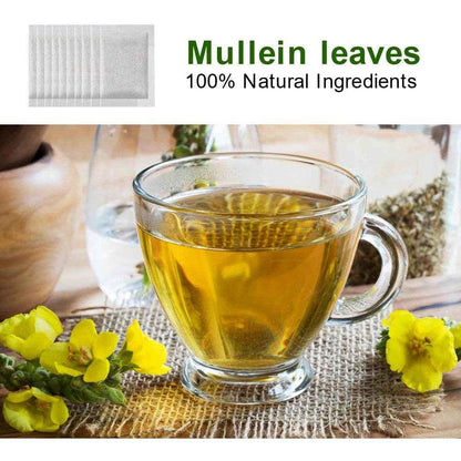 Herbal Tea for Respiratory Support | Mullein Leaf &amp; Herbal Blend for Lung Health &amp; Wellness | Caffeine-Free