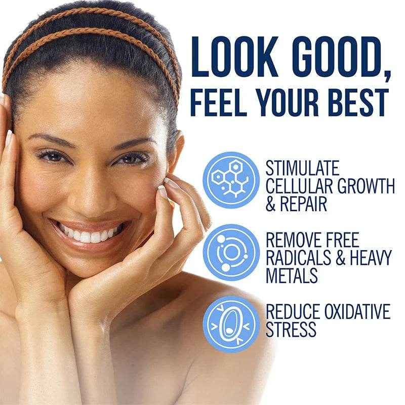 NAC glutathione supplement, milk thistle extract, and vitamin C to support immune function and respiratory health