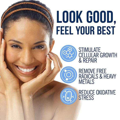 NAC glutathione supplement, milk thistle extract, and vitamin C to support immune function and respiratory health