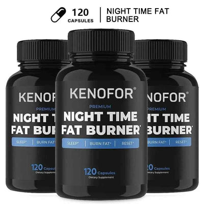 Night Time Fat Burner Supplement To Reduce Belly Fat - Helps Metabolic Cleansing, Sleep Aid Appetite Suppressant & Fat Burner