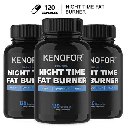 Night Time Fat Burner Supplement To Reduce Belly Fat - Helps Metabolic Cleansing, Sleep Aid Appetite Suppressant &amp; Fat Burner