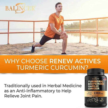 Balincer Turmeric Extract - helps fast absorption of vitamins and anti-inflammatory, joint muscle, immune system health