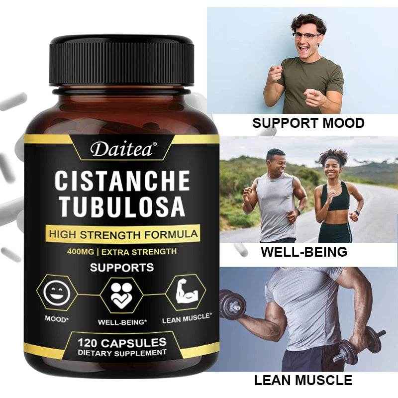 Cistanche Tubulosa Supplement 400MG - Mood, Endurance, Athletic Performance, Energy and Muscle Strength Support