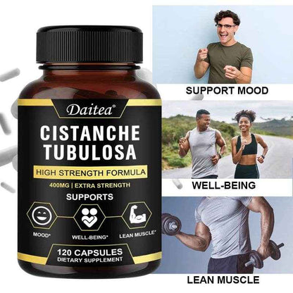 Cistanche Tubulosa Supplement 400MG - Mood, Endurance, Athletic Performance, Energy and Muscle Strength Support