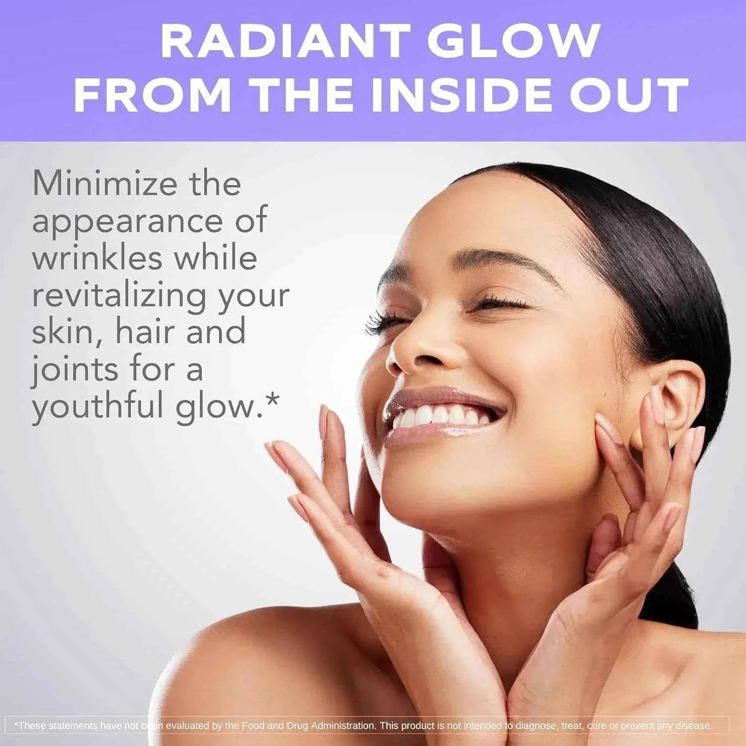 Tecepec Multi-Collagen Supplement - 120 Capsules - for Skin, Hair, Nails, Bones, Tendons, Joints &amp; Gut Health