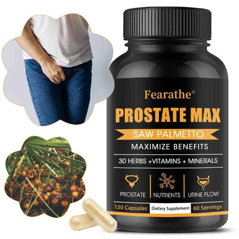 Saw Palmetto Extract, Vitamin &amp; Mineral Supplement, Antioxidant, - Supports prostate health, urinary health and hair growth