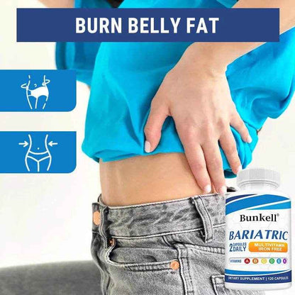 Multivitamin with Iron - Weight Management Supplement, Fat Burning &amp; Metabolism, Vitamin &amp; Mineral Supplement, 120 Capsules