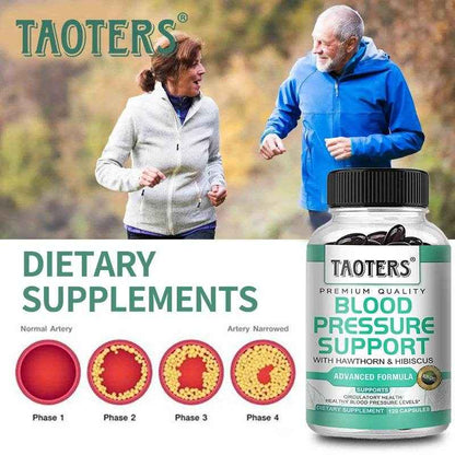 Premium blood pressure supplement for cardiovascular and heart health, helping balance blood pressure and improve blood flow