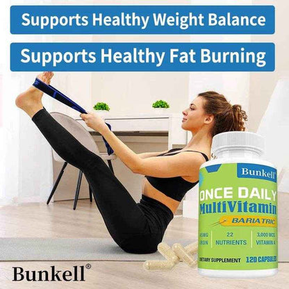 Weight Loss Multivitamin, Multimineral Support, Weight Management, Digestion, Fat Burner, Natural Ingredients, 120 Capsules