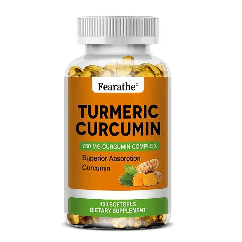 Organic Turmeric Capsules - Phytosome Supplement to Support Joint, Brain and Heart Health