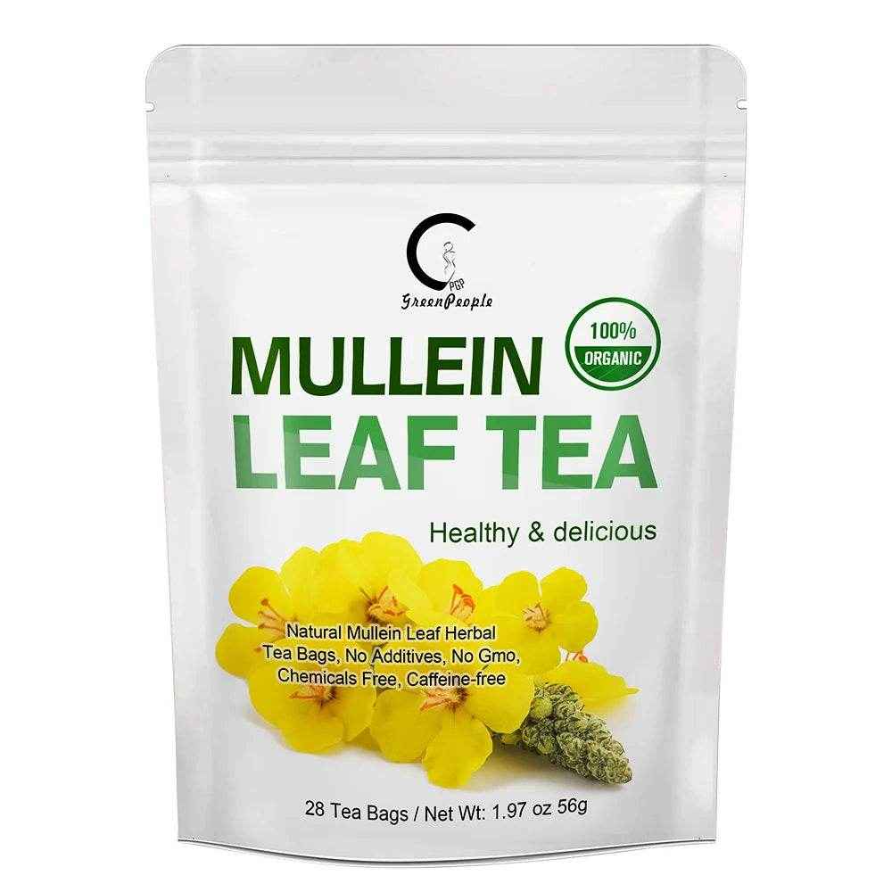 Herbal Tea for Respiratory Support | Mullein Leaf &amp; Herbal Blend for Lung Health &amp; Wellness | Caffeine-Free