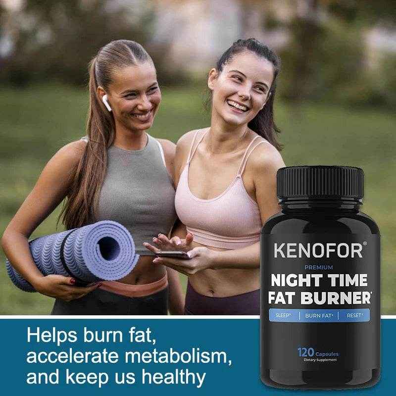 Nighttime Fat Burner - Fat burning booster, helps metabolic cleansing, suppresses and controls appetite during sleep