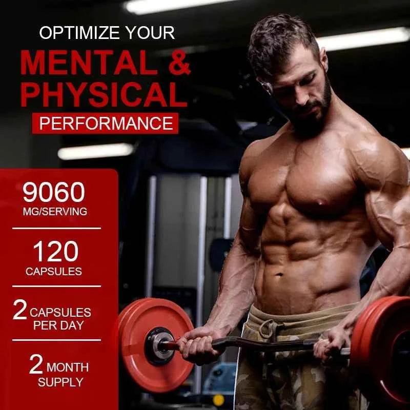 Nutritional Supplements for Men - Build Muscle, Burn Fat, Improve Endurance, Energy and Performance