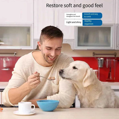 60 Capsules Amazing Omega 3 Fish Oil for Dogs and Cats - Omega 3 for Dogs and Cats Shedding and Skin Health For Dog Dry Skin