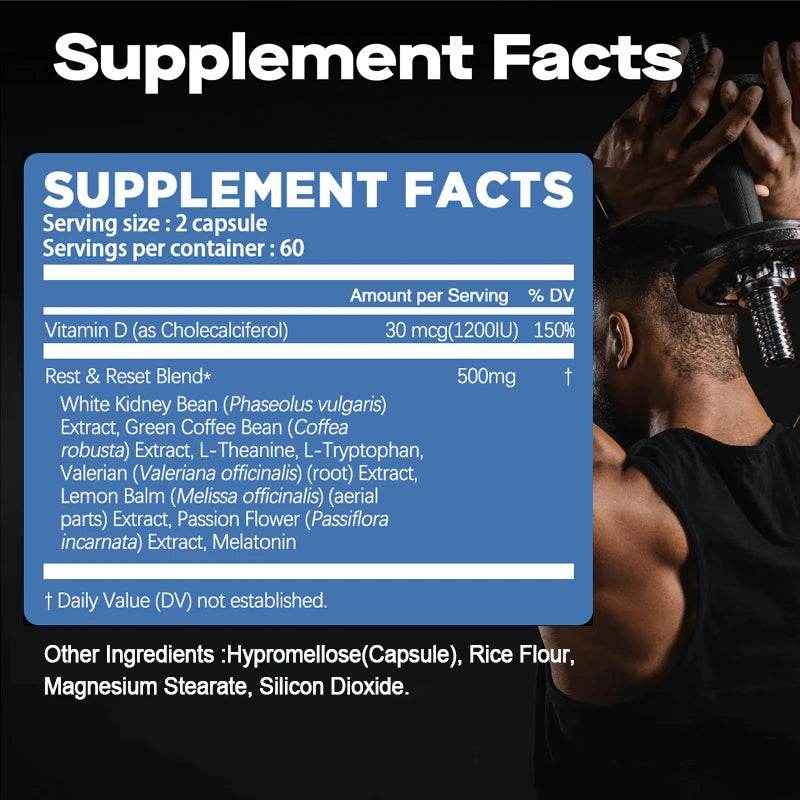 Night Time Fat Burner Supplement To Reduce Belly Fat - Helps Metabolic Cleansing, Sleep Aid Appetite Suppressant &amp; Fat Burner