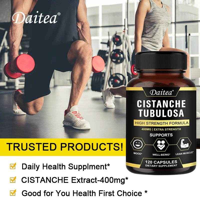 Cistanche Tubulosa Supplement 400MG - Mood, Endurance, Athletic Performance, Energy and Muscle Strength Support