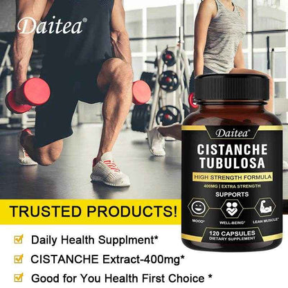 Cistanche Tubulosa Supplement 400MG - Mood, Endurance, Athletic Performance, Energy and Muscle Strength Support