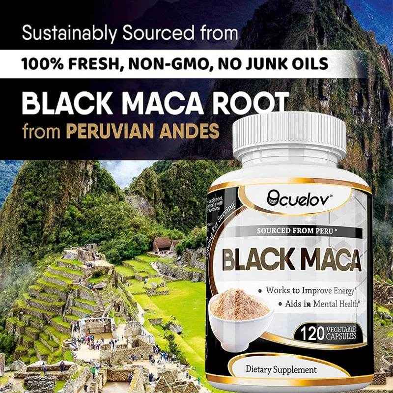 Black Maca High Strength Extract Gel, Muscle Health, Energy and Endurance
