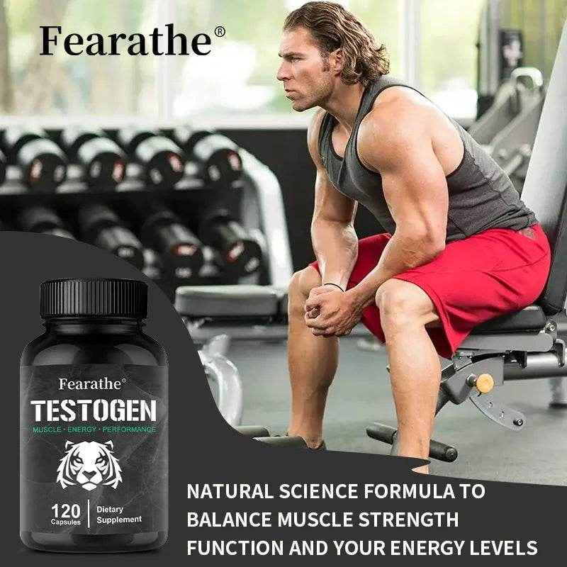 Black Pepper Extract Supplement - Helps Improve Male Performance, Muscle Mass, Energy and Endurance, and Overall Health