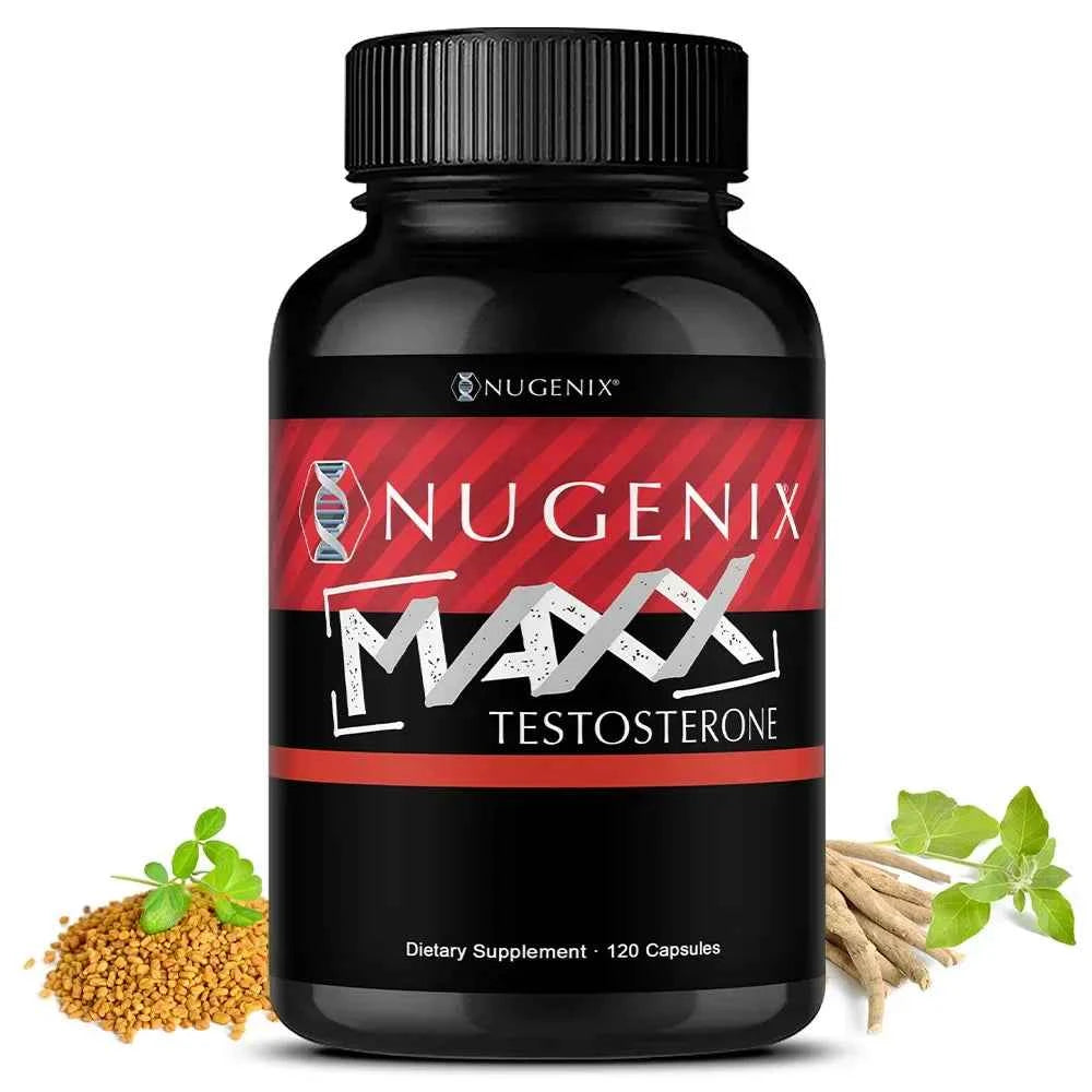 Nugenix Maxx - Male Performance, Endurance, Muscle, Hormone Boosting Formula, 120 Capsules