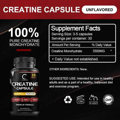 Creatine Monohydrate , Pre-workout Creatine To Help Build Muscle, Enhance Energy and Performance
