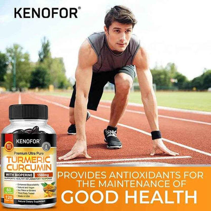 Kenofor Curcumin Nutritional Supplement Supports Knee, Joint and Bone Health
