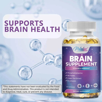 Brain Supplement - Memory, Focus, Clarity, Energy Brain Supplement - 120 Capsules