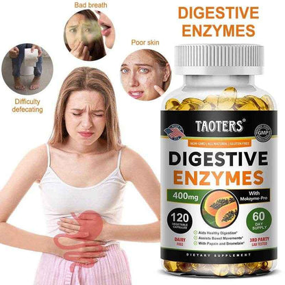 Digestive enzyme supplements for adults Digestive enzyme capsules Beneficial bacteria Immune system support and healthy digestio